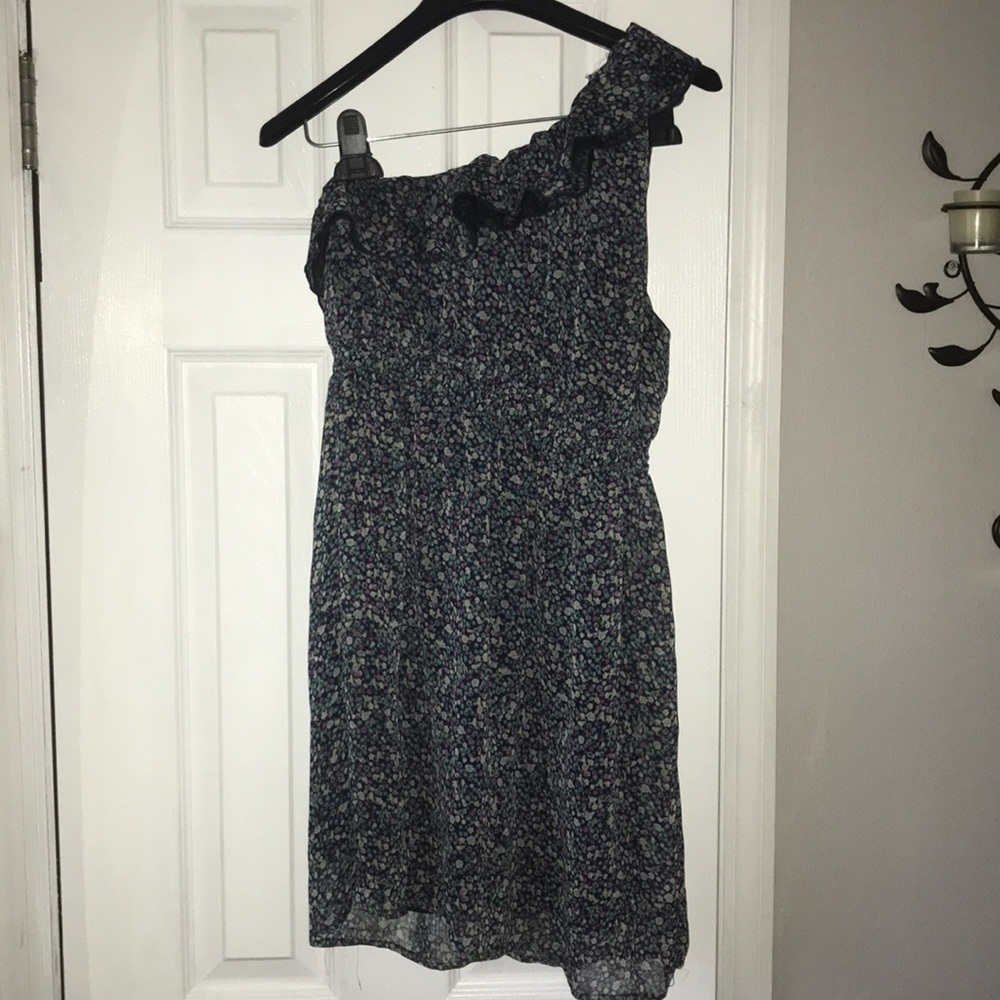 One shoulder mini dress